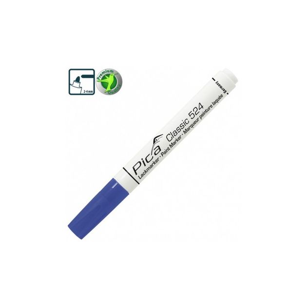 Рідкий промисловий маркер Pica Classic 524/41 Industry Paint Marker, синій, фото  | SNABZHENIE.com.ua