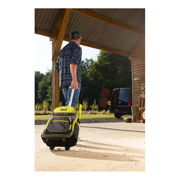 Рюкзак для инструмента RYOBI RSSBP2, выдвижная ручка, колесики, 25 л., фото , изображение 3 | SNABZHENIE.com.ua