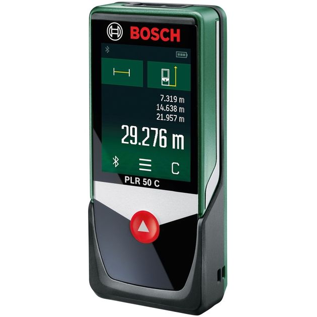Bosch Далекомір лазерний PLR 50 C, 0.05–50м, ±2.0мм, Bluetooth, фото , изображение 2 | SNABZHENIE.com.ua