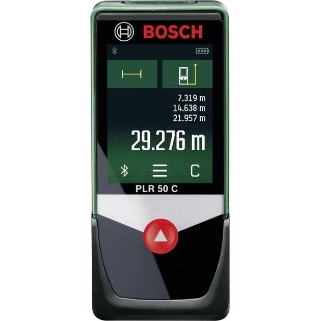 Bosch Далекомір лазерний PLR 50 C, 0.05–50м, ±2.0мм, Bluetooth, фото , изображение 3 | SNABZHENIE.com.ua