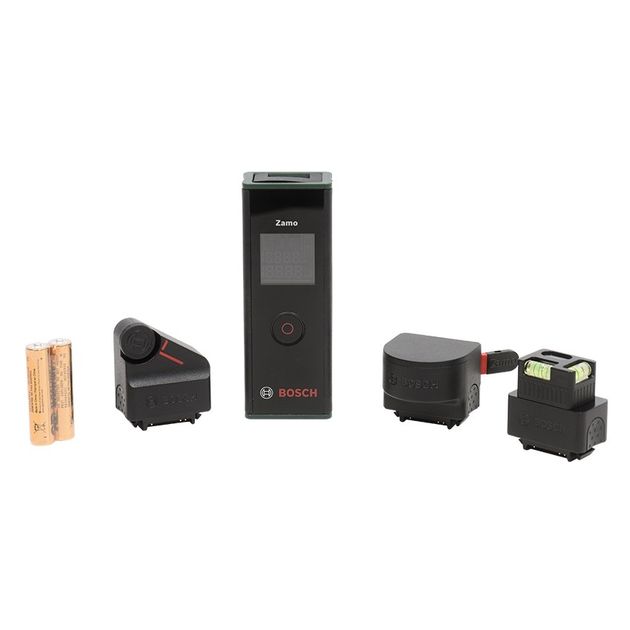 Bosch Далекомір лазерний Bosch Zamo SET, 0.15–20м, ±3мм, + 3 адаптера, фото , изображение 5 | SNABZHENIE.com.ua