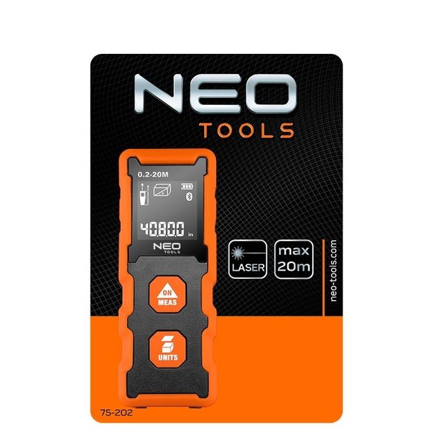 Лазерный дальномер NEO 0.2 - 20 м (75-202), фото , изображение 5 | SNABZHENIE.com.ua Лазерный дальномер NEO 0.2 - 20 м (75-202), фото , изображение 5 | SNABZHENIE.com.ua