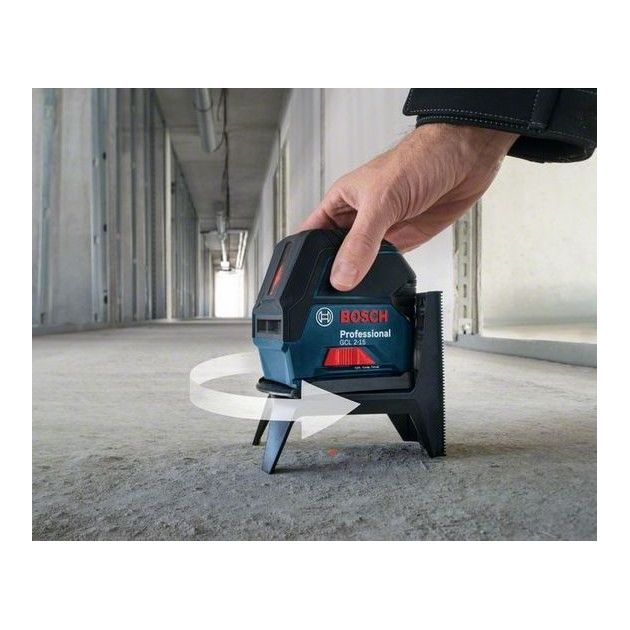 Bosch Нівелір лазерний GCL 2-15, до 15м, ±0.3мм/м, + RM1, 0.5кг, фото , изображение 4 | SNABZHENIE.com.ua