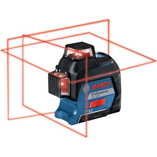 Bosch GLL 3-80 (AA) + кейс, фото , изображение 3 | SNABZHENIE.com.ua