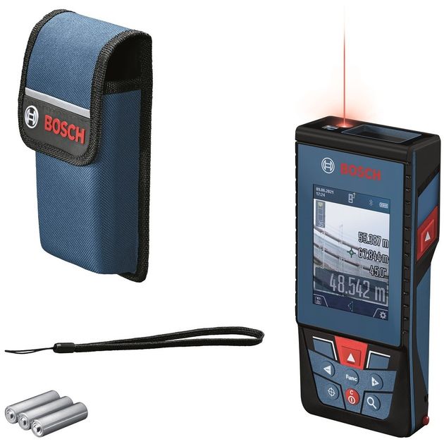 Bosch Далекомір лазерний Professional GLM 100-25 C, ±1.5 мм, 0.08–100м, 0-360°, чохол, 0.23кг, фото  | SNABZHENIE.com.ua