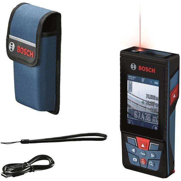 Bosch Далекомір лазерний Professional GLM 150-27 C, ±1.5 мм, 0.08–150м, 0-360°, чохол, 0.21кг, фото  | SNABZHENIE.com.ua