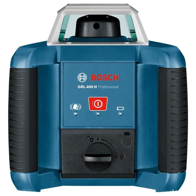 Bosch Нівелір лазерний ротаційний Professional GRL 400 H, 20м/з приймачем 400м, ±0.08мм/м, 600 об/хв, IP54, 2кг, кейс, приймач LR1, АКБ, ЗП, фото , изображение 2 | SNABZHENIE.com.ua