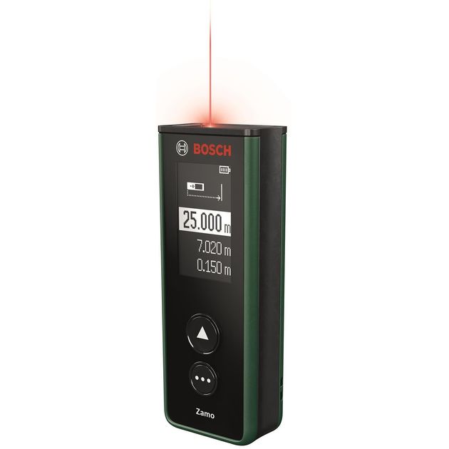 Bosch Далекомір лазерний Zamo, 0.15-25м, ±2мм, 0.08кг, фото  | SNABZHENIE.com.ua