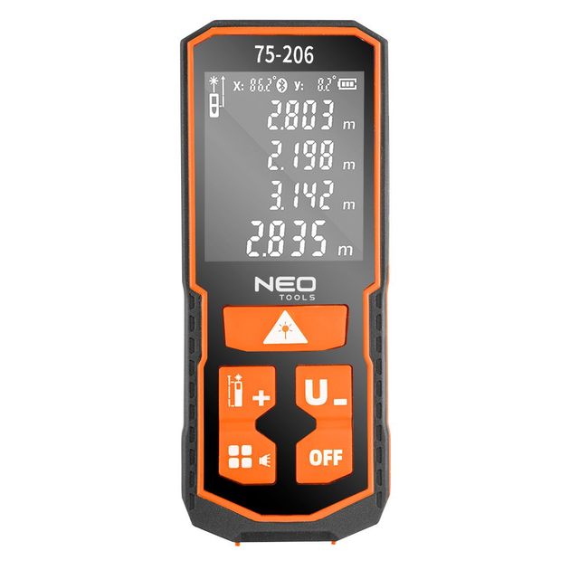 Лазерный дальномер NEO 100 м, IP54 (75-206), фото , изображение 2 | SNABZHENIE.com.ua Лазерный дальномер NEO 100 м, IP54 (75-206), фото , изображение 2 | SNABZHENIE.com.ua