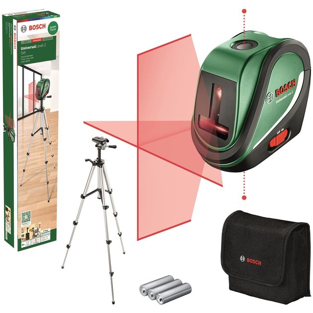 Bosch Нівелір лазерний UniversalLevel2, до 10м, 0.5мм/м, 0.46кг, фото  | SNABZHENIE.com.ua