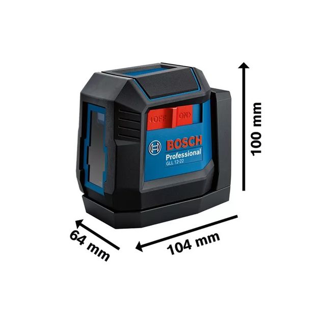 Bosch Нівелір лазерний GLL 12-22, до 12м, 0.3мм/м, чохол, 0.35кг, фото , зображення 4 | SNABZHENIE.com.ua Bosch Нівелір лазерний GLL 12-22, до 12м, 0.3мм/м, чохол, 0.35кг, фото , зображення 4 | SNABZHENIE.com.ua