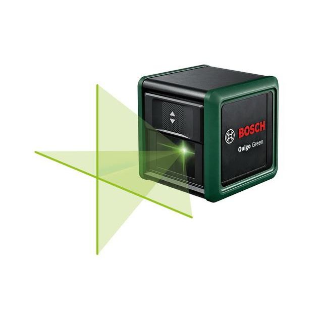 Bosch Нівелір лазернийQuigo Green, точність ± 0.6 мм/м, 12 м, зелений, 0.27 кг, фото , изображение 2 | SNABZHENIE.com.ua