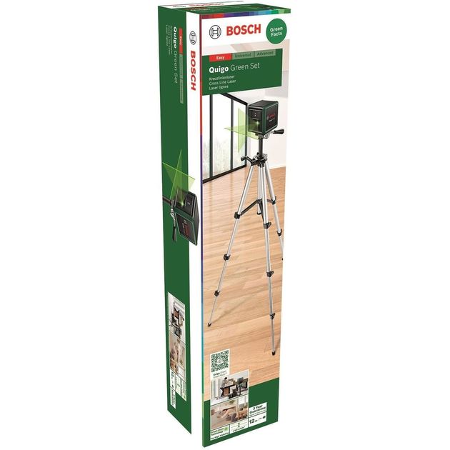 Bosch Нівелір лазерний Quigo Green, до 12м, 0.6мм/м, 1.098кг, фото , изображение 7 | SNABZHENIE.com.ua