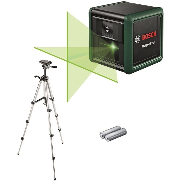 Bosch Нівелір лазерний Quigo Green, до 12м, 0.6мм/м, 1.098кг, фото  | SNABZHENIE.com.ua