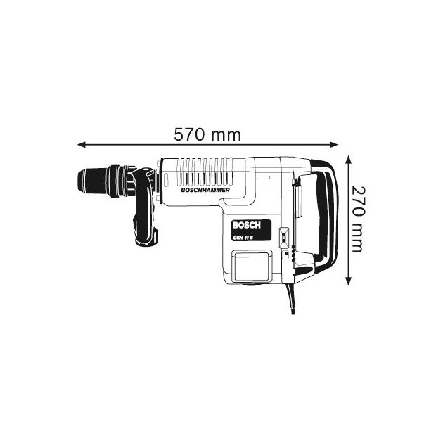 Bosch GSH 11E SDS-max, фото , зображення 4 | SNABZHENIE.com.ua