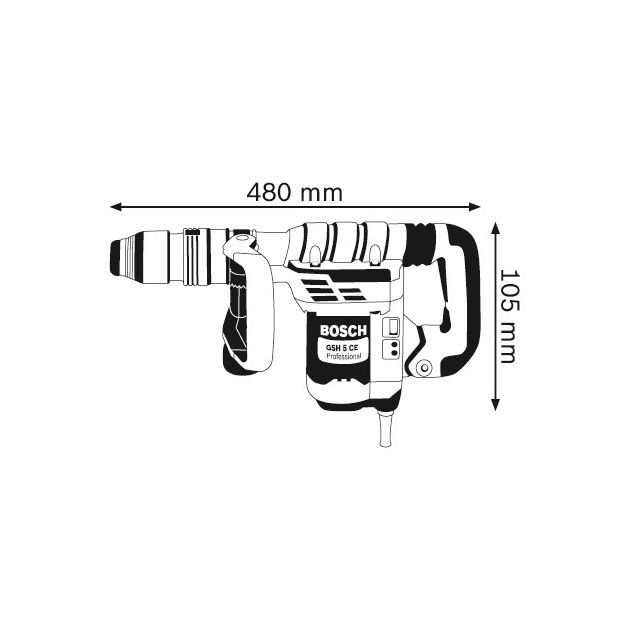 Bosch GSH 5 CE, фото , зображення 3 | SNABZHENIE.com.ua Bosch GSH 5 CE, фото , зображення 3 | SNABZHENIE.com.ua