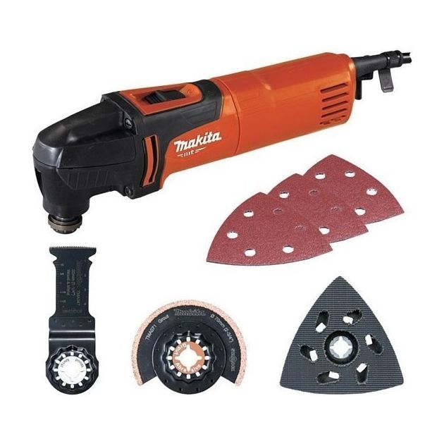 Makita Багатофункціональний інструмент M9800KX2, 220 Вт, 22000 об/хв, 1,2 кг, фото , изображение 3 | SNABZHENIE.com.ua Makita Багатофункціональний інструмент M9800KX2, 220 Вт, 22000 об/хв, 1,2 кг, фото , изображение 3 | SNABZHENIE.com.ua