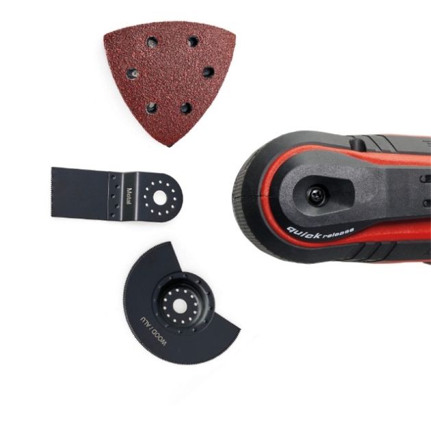 Einhell Багатофункціональний інструмент акумуляторний TP-MG 18 Li BL - Solo PXC 18В 11000-20000кол·хв кут коливань 3.2° 1.08 кг без АКБ і ЗП, фото , изображение 4 | SNABZHENIE.com.ua Einhell Багатофункціональний інструмент акумуляторний TP-MG 18 Li BL - Solo PXC 18В 11000-20000кол·хв кут коливань 3.2° 1.08 кг без АКБ і ЗП, фото , изображение 4 | SNABZHENIE.com.ua