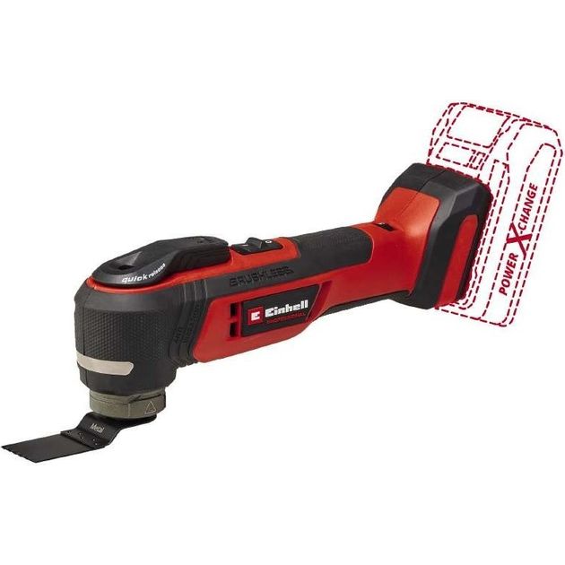 Einhell Багатофункціональний інструмент акумуляторний TP-MG 18 Li BL - Solo PXC 18В 11000-20000кол·хв кут коливань 3.2° 1.08 кг без АКБ і ЗП, фото  | SNABZHENIE.com.ua