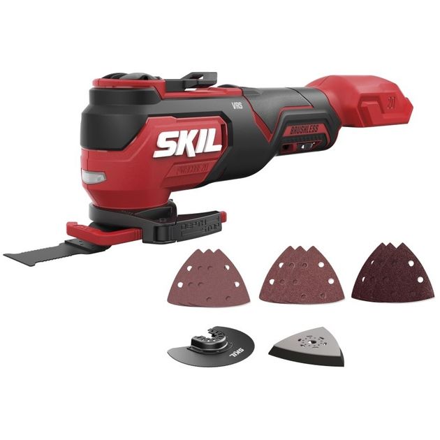 Skil Багатофункціональний інструмент акумуляторний реноватор 3622 CA 20В 11000-17000об·хв кут коливань 3.6° 0.78кг без АКБ і ЗУ, фото  | SNABZHENIE.com.ua