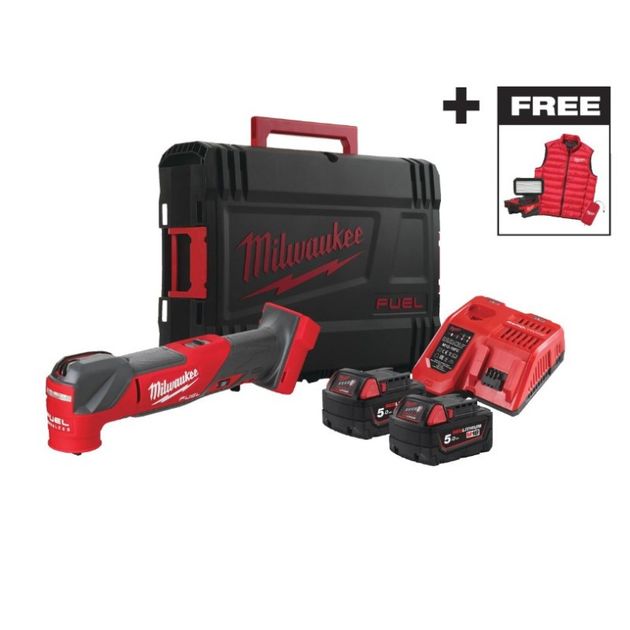 Инструмент многофункциональный аккумуляторный бесщёточный MILWAUKEE M18 FMTMC-502X + подарки, фото  | SNABZHENIE.com.ua