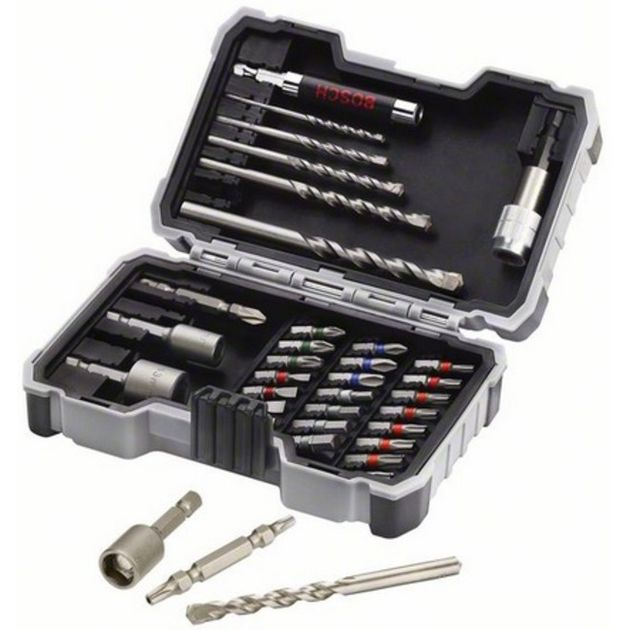 Bosch Набiр свердел та насадок для загвинчування, 35 шт., фото , изображение 2 | SNABZHENIE.com.ua Bosch Набiр свердел та насадок для загвинчування, 35 шт., фото , изображение 2 | SNABZHENIE.com.ua