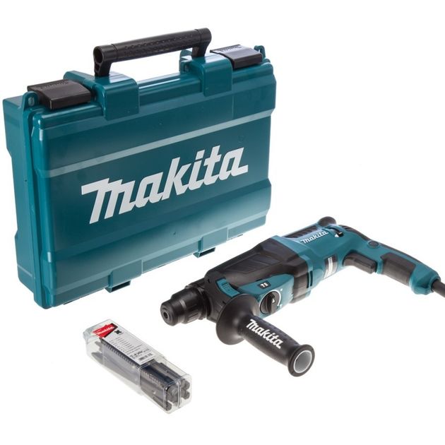 Makita Перфоратор HR2630T, SDS+,змінний патрон, 800Вт, 2.4 Дж, 3.0 кг, фото , изображение 7 | SNABZHENIE.com.ua Makita Перфоратор HR2630T, SDS+,змінний патрон, 800Вт, 2.4 Дж, 3.0 кг, фото , изображение 7 | SNABZHENIE.com.ua