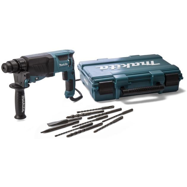Makita Перфоратор HR2630T, SDS+,змінний патрон, 800Вт, 2.4 Дж, 3.0 кг, фото , изображение 5 | SNABZHENIE.com.ua Makita Перфоратор HR2630T, SDS+,змінний патрон, 800Вт, 2.4 Дж, 3.0 кг, фото , изображение 5 | SNABZHENIE.com.ua