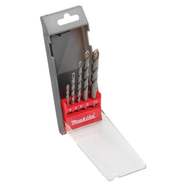 Makita 5 шт (D-05175), 4, 5, 6, 8, 10 мм, фото  | SNABZHENIE.com.ua