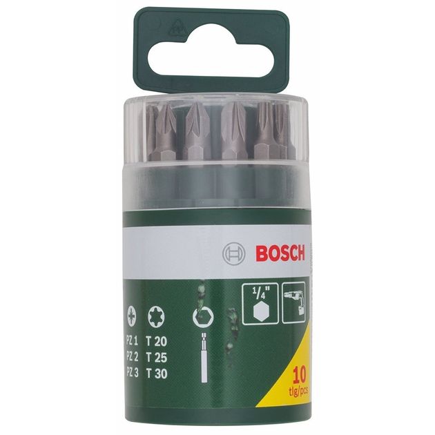 Bosch Набор бит 9 шт. и универсальный держатель, фото  | SNABZHENIE.com.ua