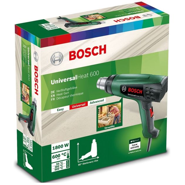 Bosch Фен будівельний UniversalHeat 600, 1800Вт, 50/300/600°C, 200/350/500л•хв, 0.53кг, фото , изображение 5 | SNABZHENIE.com.ua Bosch Фен будівельний UniversalHeat 600, 1800Вт, 50/300/600°C, 200/350/500л•хв, 0.53кг, фото , изображение 5 | SNABZHENIE.com.ua