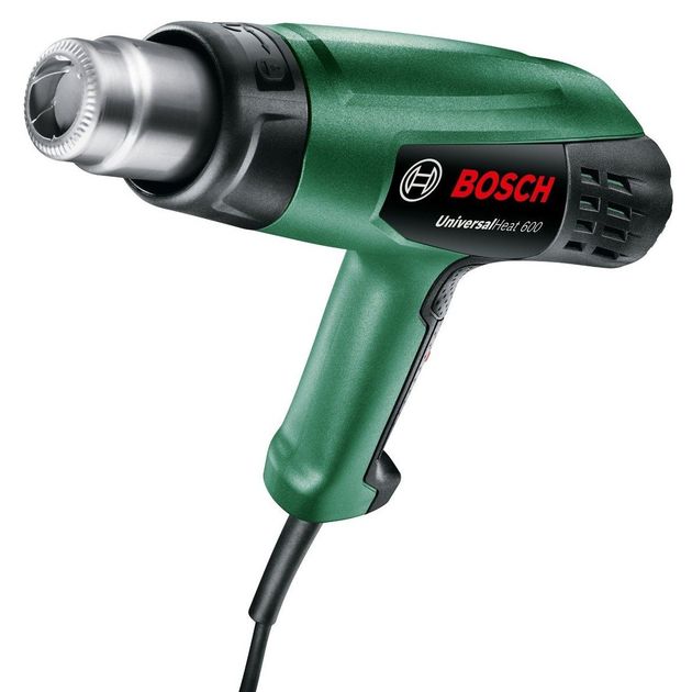 Bosch Фен будівельний UniversalHeat 600, 1800Вт, 50/300/600°C, 200/350/500л•хв, 0.53кг, фото  | SNABZHENIE.com.ua