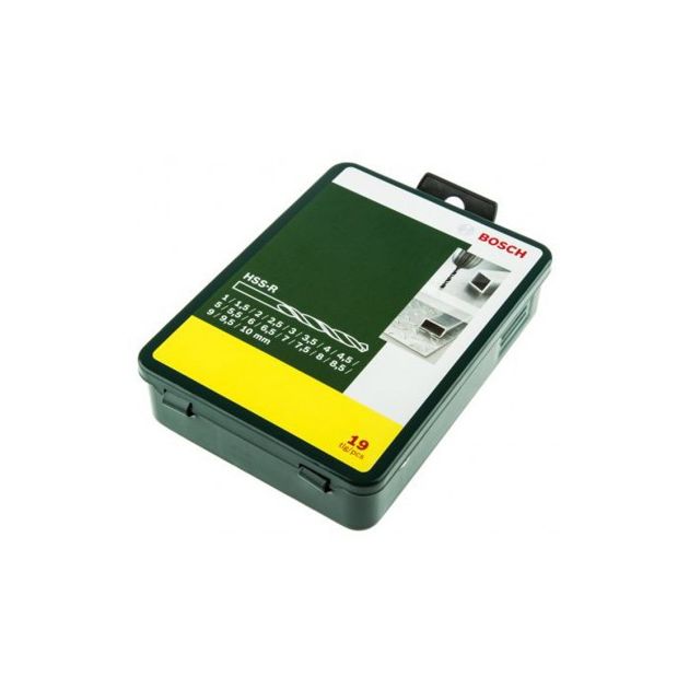 Bosch Набір свердл 19 шт. HSS-R 1-10 ММ, фото , изображение 3 | SNABZHENIE.com.ua