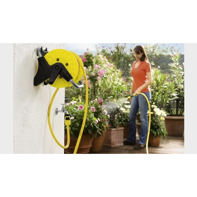 Karcher Котушка для шланга, HR 25 зі шлангом 1/2" PrimoFlex 15 м, 4 конектори "Plus", адаптер на кран 3/4", фото , зображення 6 | SNABZHENIE.com.ua Karcher Котушка для шланга, HR 25 зі шлангом 1/2" PrimoFlex 15 м, 4 конектори "Plus", адаптер на кран 3/4", фото , зображення 6 | SNABZHENIE.com.ua