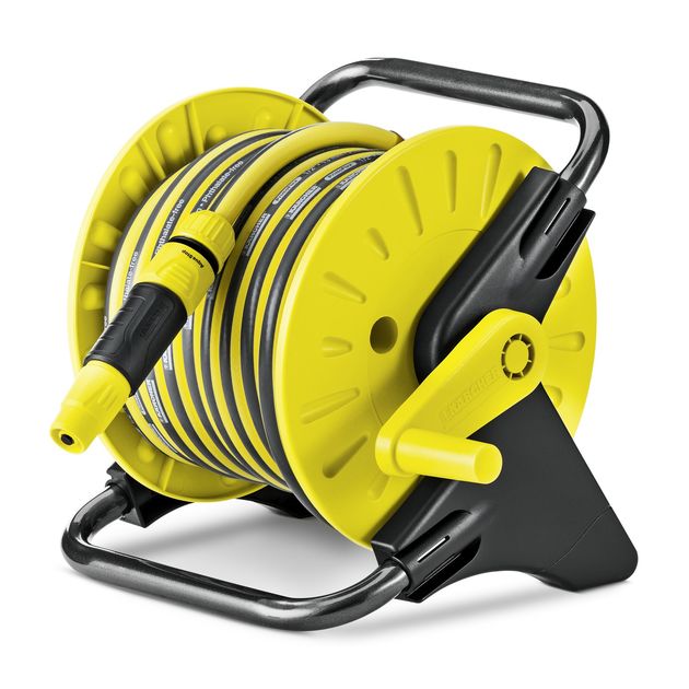 Karcher Котушка для шланга, HR 25 зі шлангом 1/2" PrimoFlex 15 м, 4 конектори "Plus", адаптер на кран 3/4", фото  | SNABZHENIE.com.ua