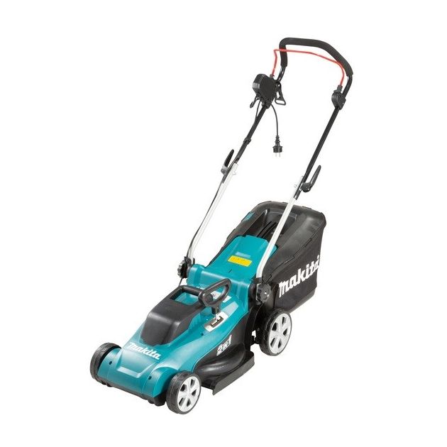 Makita Газонокосарка ELM3320, 1200Вт, 33см, 30л, 10.2кг, до 400м2, 20-55 мм, фото  | SNABZHENIE.com.ua