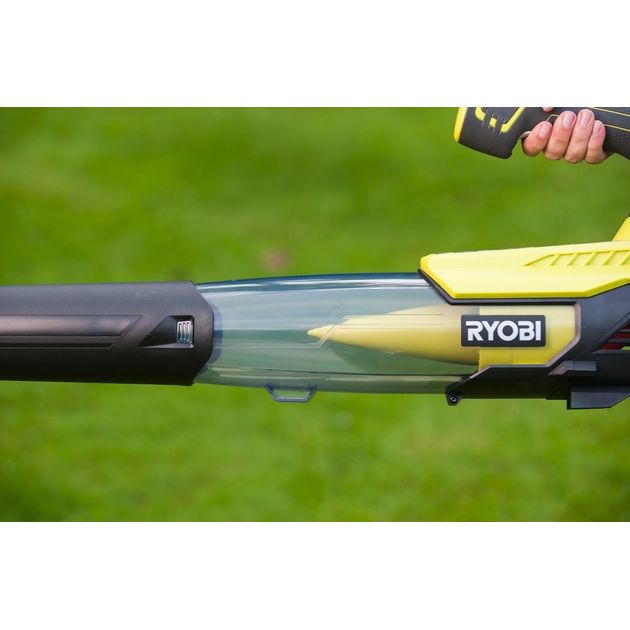 Ryobi Повітродувка ONE+ OBL18JB акумуляторна, 18В, 160 км/ч, solo (без АКБ і ЗП), фото , зображення 10 | SNABZHENIE.com.ua Ryobi Повітродувка ONE+ OBL18JB акумуляторна, 18В, 160 км/ч, solo (без АКБ і ЗП), фото , зображення 10 | SNABZHENIE.com.ua