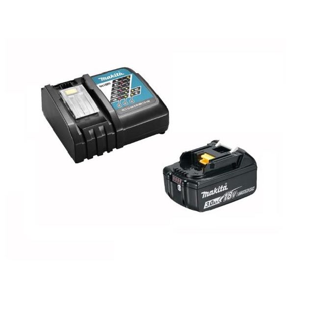 Makita Набір акумулятор Li-ion BL1830B + швидкозарядний пристрій DC18RC, фото  | SNABZHENIE.com.ua