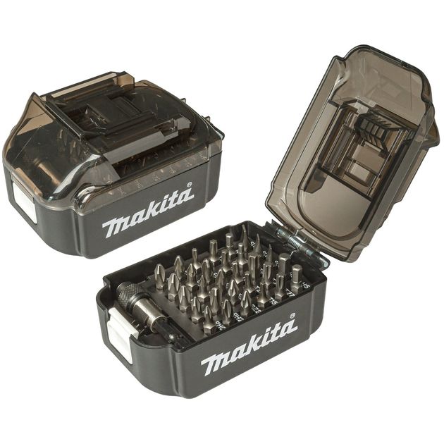 Makita Набор бит 25мм в футляре формы батареи LXT, 31 предмет, фото  | SNABZHENIE.com.ua