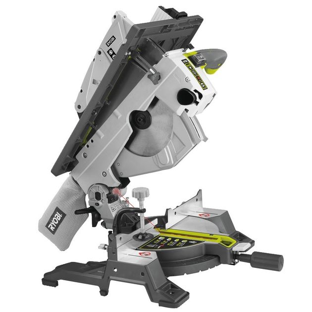 Ryobi Пилка торцювальна комбінована RTMS1800-G, 1800Вт, диск 254мм, 26.8кг, фото  | SNABZHENIE.com.ua
