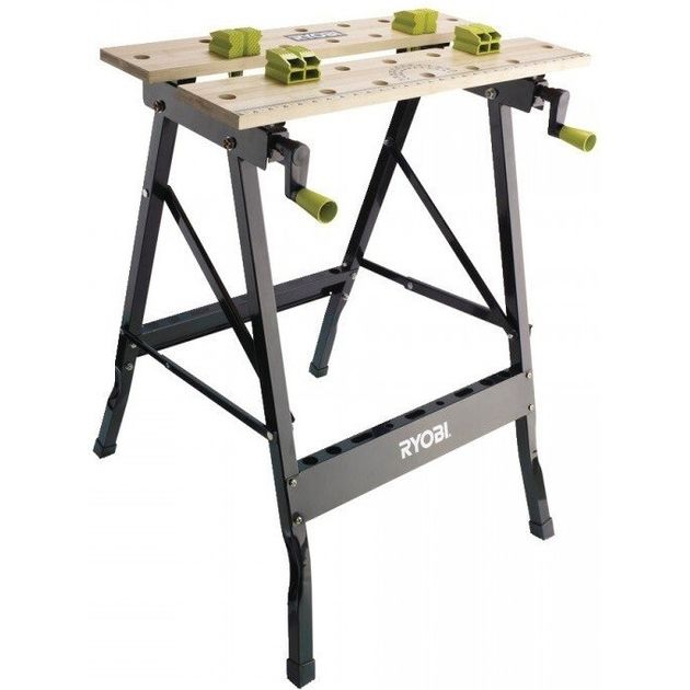Ryobi Верстак складний RWB01, 605x120x180мм, навантаження до 100кг, 6кг, фото  | SNABZHENIE.com.ua