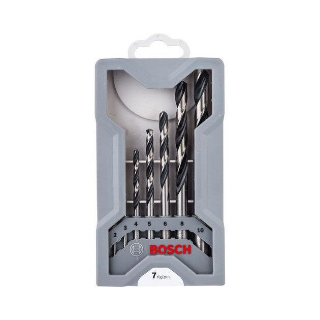 Bosch Набір свердел HSS PointTeQ по металу 7шт, фото  | SNABZHENIE.com.ua