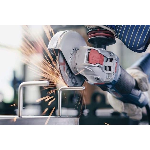 Bosch Шліфмашина кутова GWX 9-125 S X-LOCK, 125мм, 900Вт, 2800-11500об•хв, 2.1кг, фото , изображение 4 | SNABZHENIE.com.ua