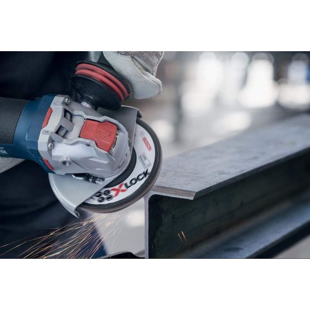 Bosch Шліфмашина кутова GWX 9-125 S X-LOCK, 125мм, 900Вт, 2800-11500об•хв, 2.1кг, фото , изображение 3 | SNABZHENIE.com.ua