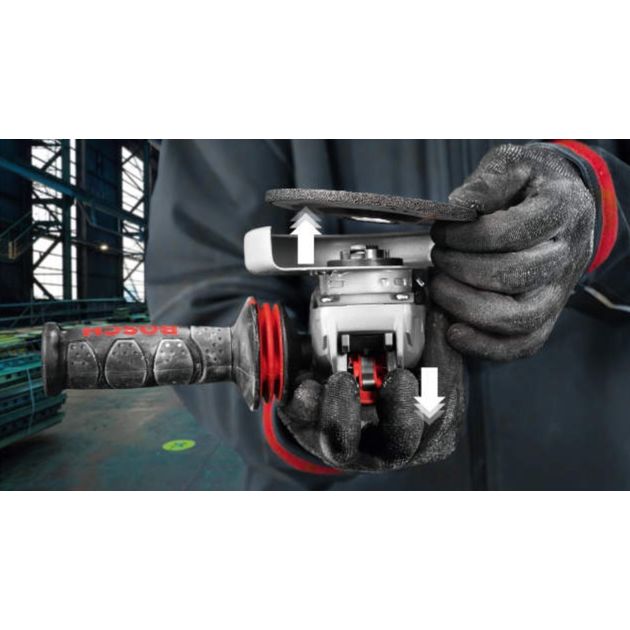 Bosch GWS 13-125 S X-LOCK , 125мм, 1300Вт, 2800-11500 об/мин, фото , изображение 4 | SNABZHENIE.com.ua