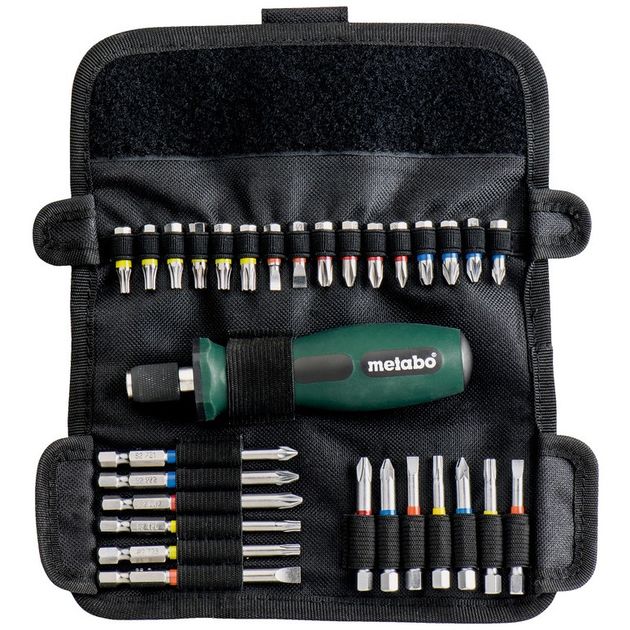 Metabo Викрутки набір 30шт, 29 біт, SL, PH, PZ, Torx, H, фото  | SNABZHENIE.com.ua