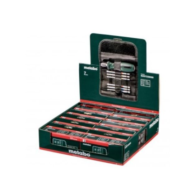 Metabo Набор отверток (7 шт.) рукоять-держатель + PZ1, PZ2, PH2, TX20, TX25, плоская, фото , изображение 3 | SNABZHENIE.com.ua Metabo Набор отверток (7 шт.) рукоять-держатель + PZ1, PZ2, PH2, TX20, TX25, плоская, фото , изображение 3 | SNABZHENIE.com.ua