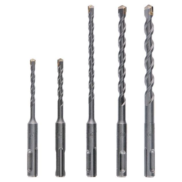 Bosch Набір бурів по бетону, SDS-Plus, 5шт, 5,6,6,8,10мм, фото , изображение 2 | SNABZHENIE.com.ua