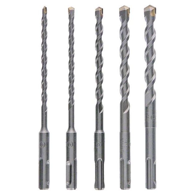 Bosch Набір бурів по бетону, SDS-Plus, 5шт, 5,6,7,8,10мм, фото , зображення 2 | SNABZHENIE.com.ua