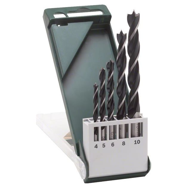 Bosch Набір спіральних свердел по дереву 5 шт., фото , зображення 2 | SNABZHENIE.com.ua